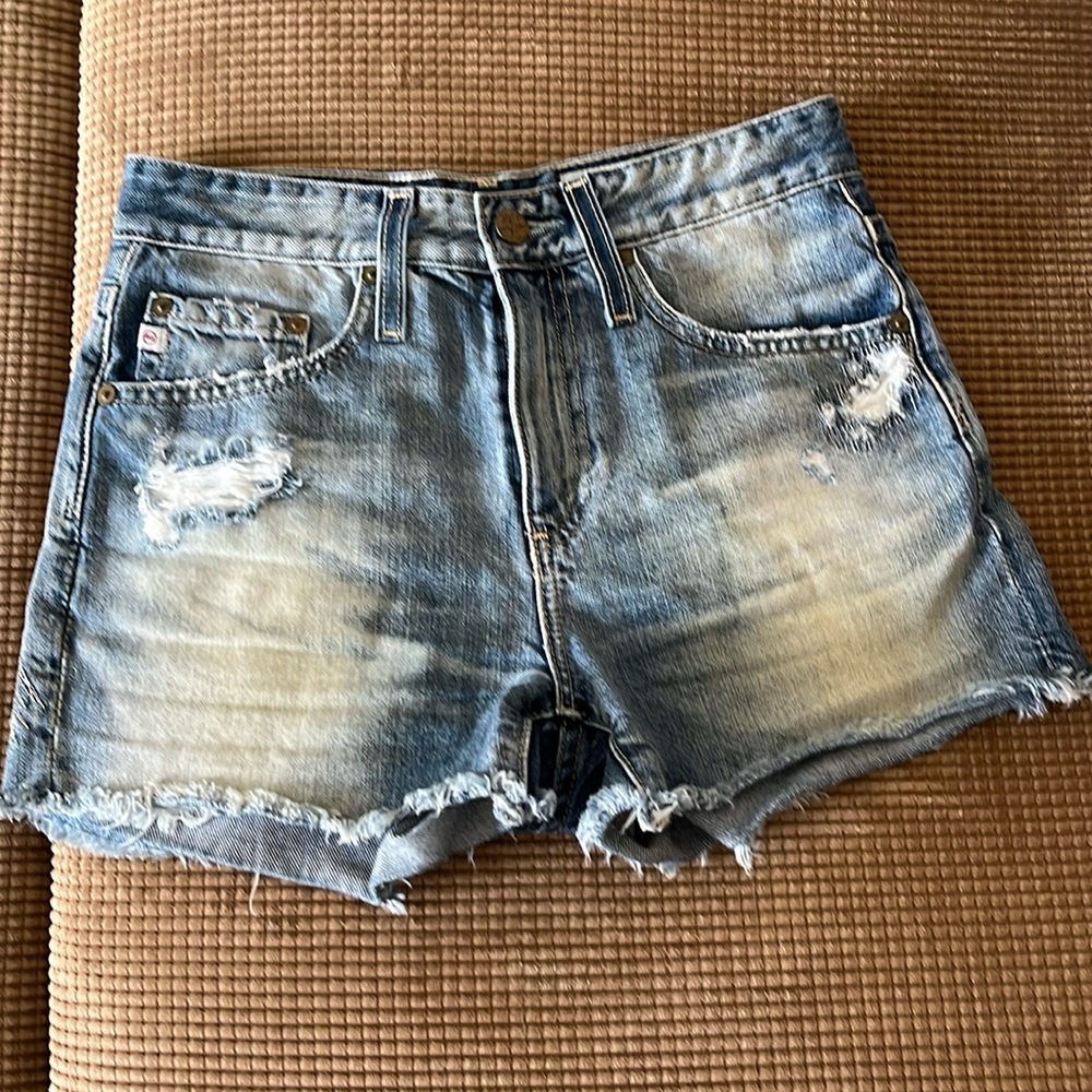 AG-ED denim high rise short SADIE size 23R